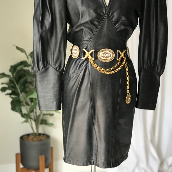 VTG Michael Hoban For North Beach Leather Dress - Picture 4 of 14